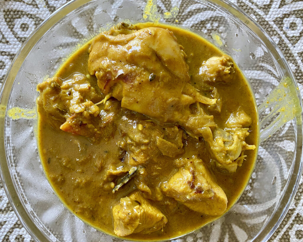 Healthy chicken curry