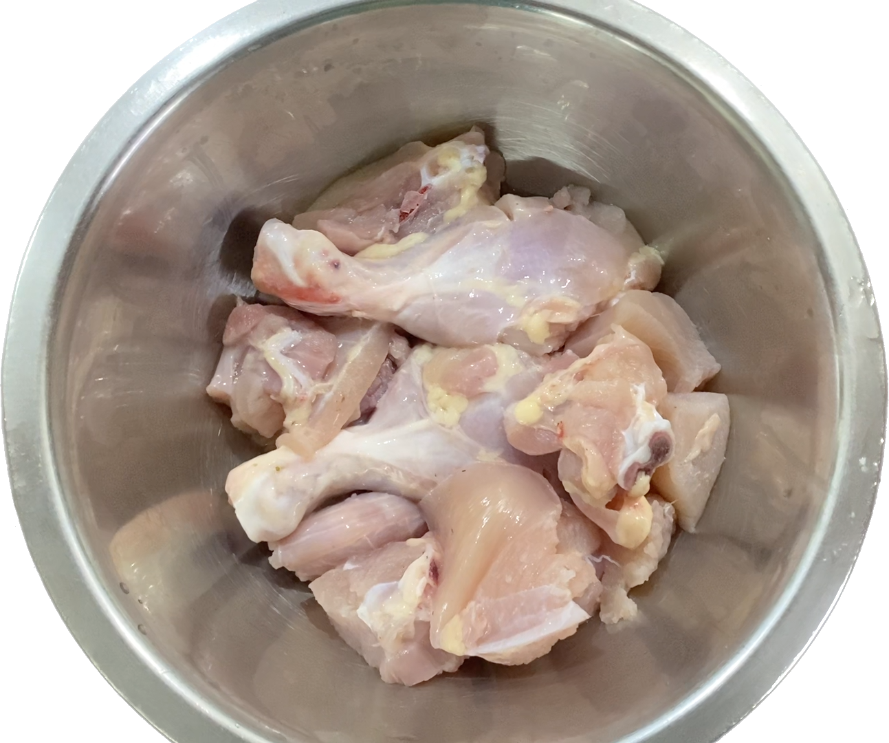 Raw chicken